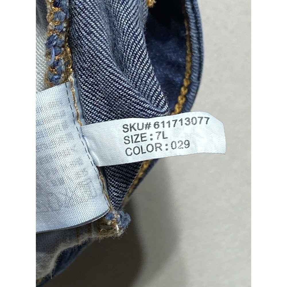 Hollister Jeans Womens 7L W28 L34 Low Rise Bootcut Dark Wash Stretch Denim - Picture 7 of 12